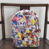 BA0047 Fashion Lisa Frank Tiger Purple Backpack Bag