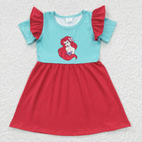 SALE GSD0250 Cartoon Princess Red Cute Girl's Dress