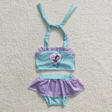 S0056 Summer Cartoon Princess Cute Girl's Swimsuit