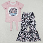 GSPO0518 LOVE LIKE JESUS Leopard Girl's Set