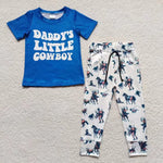 BSPO0100 Daddy's Little Cowboy Boy's Set