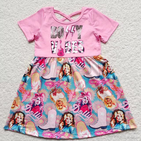 GSD0316 Dolly Vibes Pink Girl's Dress