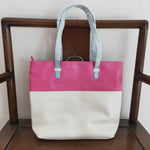 BA0052 Weekend Colorful PU Bag Leather Tote Bag