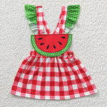 GSD0234 Summer Watermelon Cute Girl's Dress