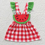 GSD0234 Summer Watermelon Cute Girl's Dress