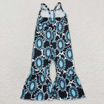 SR0369 Summer Turquoise Girl's Jumpsuit