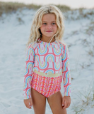 S0116 Summer Rainbow Girl's Swimsuit