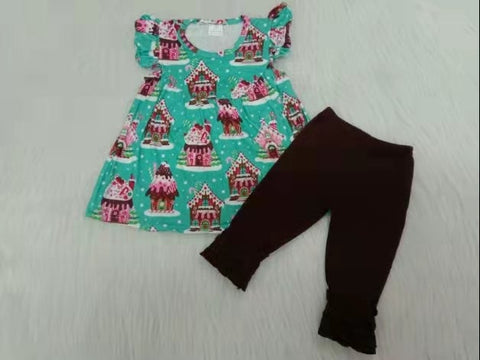Candy House Dumbo Black Pants Sets